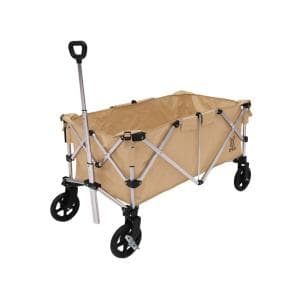 ディーオーディー/DOD ALUMINUM CARRY WAGON アルミキャリーワゴン タン C2-534-TN　アルミ合金フレームの軽量＆コンパクトなキャリーワゴン